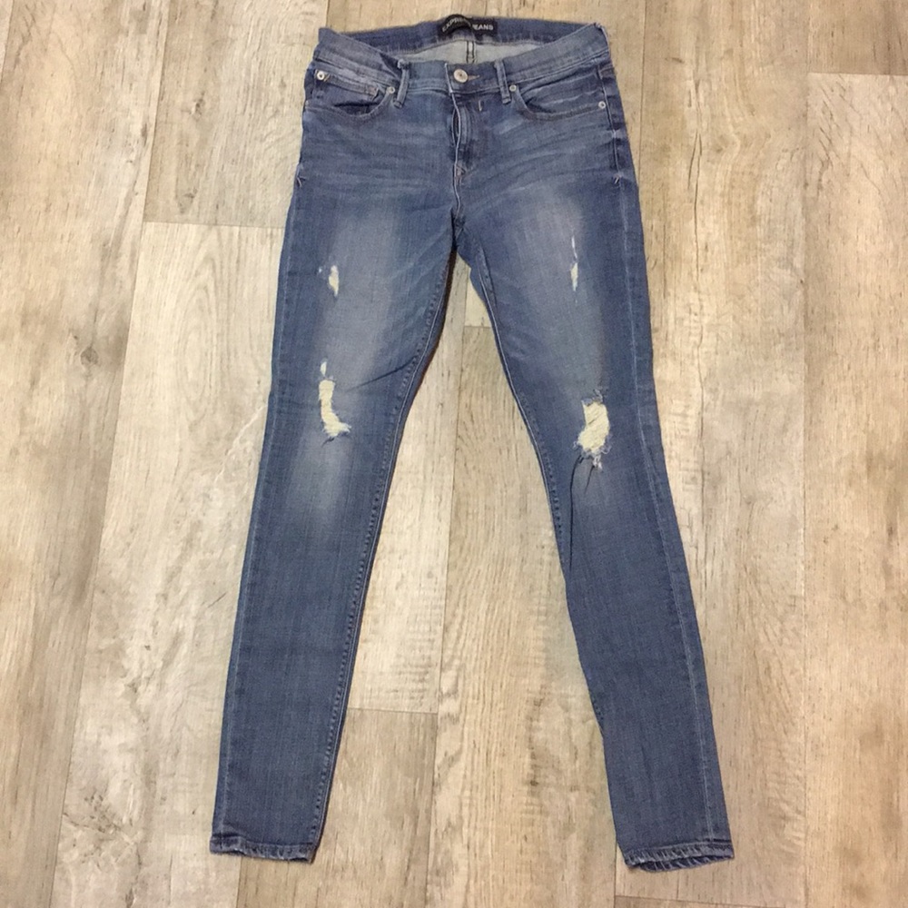 Express Mid-Rise Legging Jeans